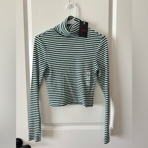 Levi's Classic Logo Long Sleeve woman turtle neck striped